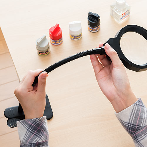 ルーペ(スタンド・拡大鏡・ハンドルーペ・ライト・クリップ・レンズ径