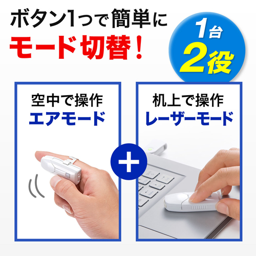 ワイヤレスマウス（リングマウス・ジャイロセンサー・指操作