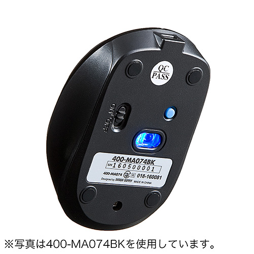 Bluetoothマウス(無線・Bluetooth3.0・ブルーLED・3ボタン・DPI切替・左右対称・充電式・電池交換不要・小型・iPadOS対応・iOS14対応・レッド)