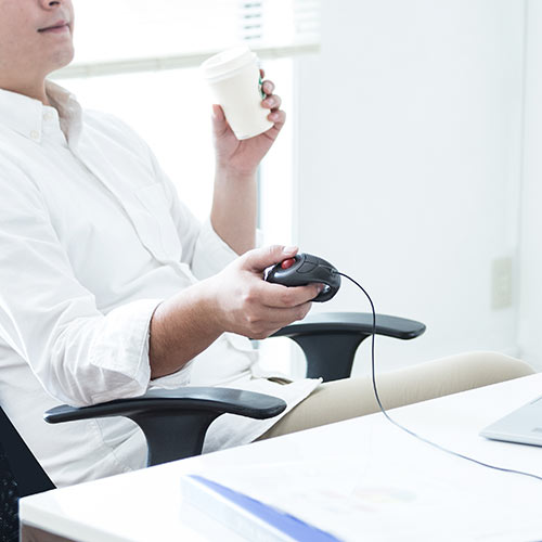 ごろ寝マウス（トラックボールマウス・DPI切替・左利き右利き両対応・ロケーションフリー）