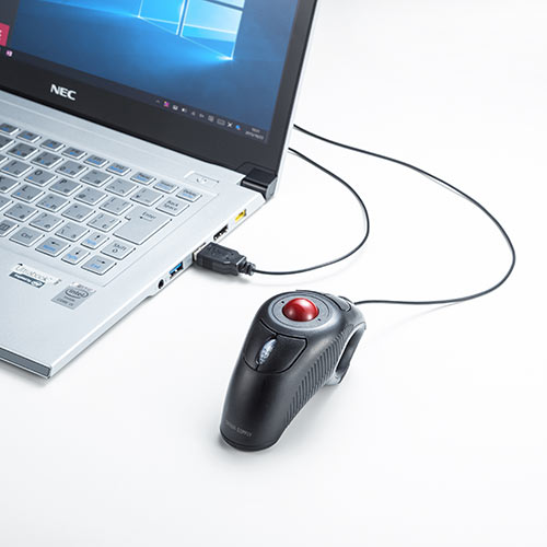 ごろ寝マウス（トラックボールマウス・DPI切替・左利き右利き両対応・ロケーションフリー）