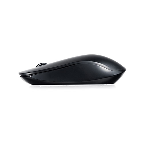 ワイヤレスマウス（Bluetooth・薄型・携帯・モバイル・Android・ブルーLED・ブラック）