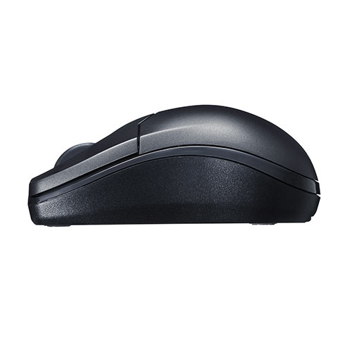 ワイヤレスマウス(Bluetooth・おすすめ・おしゃれ・人気・3ボタン・静音・電池式・超小型・持ち運び・エルゴノミクス・iPadOS対応・iOS14対応・ブラック) MA129BK