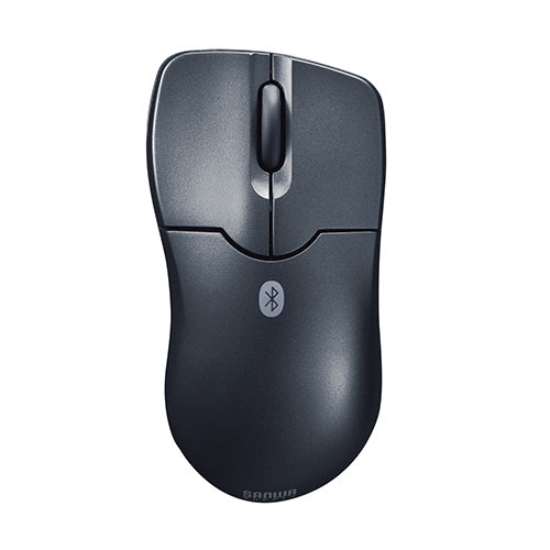 ワイヤレスマウス(Bluetooth・おすすめ・おしゃれ・人気・3ボタン・静音・電池式・超小型・持ち運び・エルゴノミクス・iPadOS対応・iOS14対応・ブラック) MA129BK