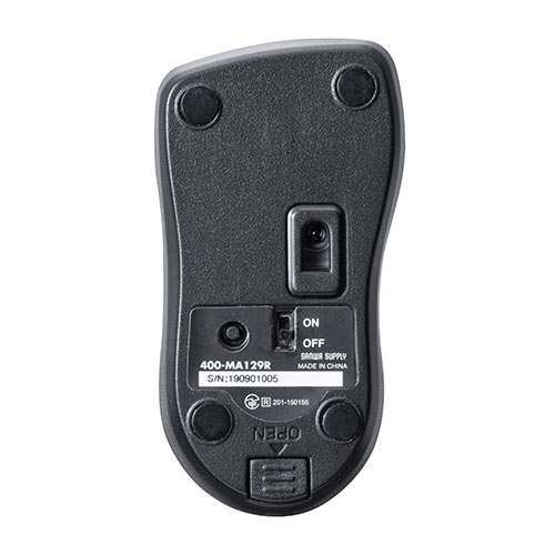 ワイヤレスマウス(Bluetooth・おすすめ・おしゃれ・人気・3ボタン・静音・電池式・超小型・持ち運び・エルゴノミクス・iPadOS対応・iOS14対応・レッド) MA129R