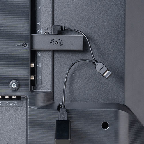 多機能マイクロUSBケーブル FireStick接続ケーブル OTGケーブル EZ4-MA134BK USBホスト変換アダプタケーブル