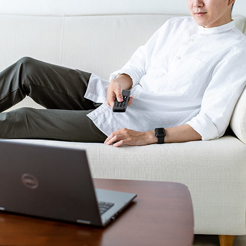 エアマウス （リモコン型・リモコン・キーボード・テレビリモコン・簡単接続・コンパクト・ブラック） EZ4-MA134BK サンワサプライ