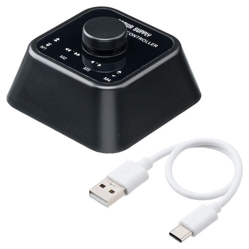 プログラマブルボタン（1ボタン/8機能・割り当て・有線 ＆ Bluetooth接続・左手デバイス・ページターナー・楽譜・ページ送り・USB充電器・電子書籍・コントローラー・ブラック）