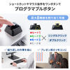 プログラマブルボタン（1ボタン/8機能・割り当て・有線 ＆ Bluetooth接続・左手デバイス・ページターナー・楽譜・ページ送り・USB充電器・電子書籍・コントローラー・ブラック）