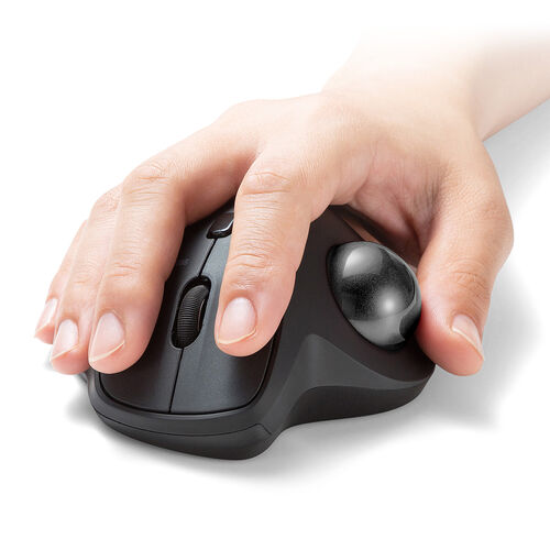 トラックボール 交換用 ボール（34mm・ブラック・光沢仕上げ・他社