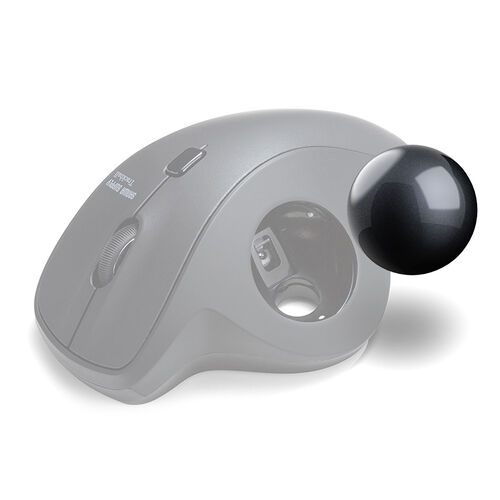 トラックボール 交換用 ボール（34mm・ブラック・光沢仕上げ・他社