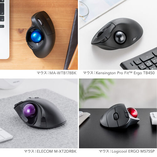 トラックボール 交換用 ボール（34mm・ブラック・光沢仕上げ・他社