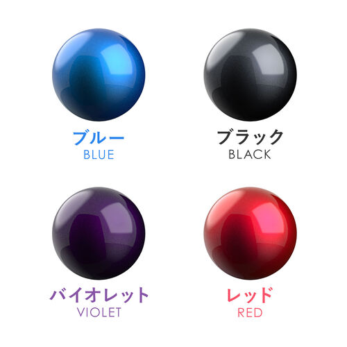 【アウトレット】トラックボール 交換用 ボール（34mm・ブルー・光沢仕上げ・他社マウス対応・汎用・玉・修理・高精度・青色）