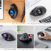 トラックボール 交換用 ボール（34mm・レッド・光沢仕上げ・他社マウス対応・汎用・玉・修理・高精度・赤色）