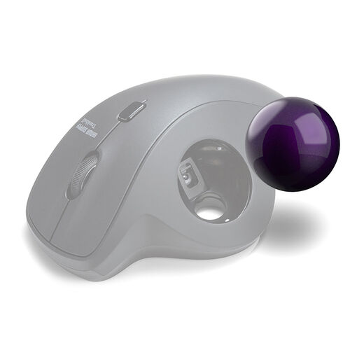 トラックボール 交換用 ボール（34mm・バイオレット・光沢仕上げ