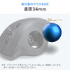 トラックボール 交換用 ボール（34mm・バイオレット・光沢仕上げ・他社マウス対応・汎用・玉・修理・高精度・紫色）