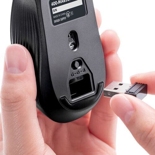 小型Bluetoothマウス（USB-C充電式・戻る/進む・5ボタン・ワイヤレス・静音・ラバーコーティング・レッド)