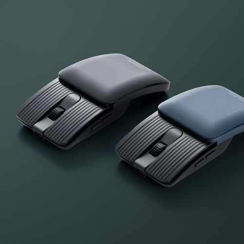 マウス（薄型・高速スクロール・Bluetooth・静音・スライドカバー・5ボタン・戻る/進むボタン・ポーチ付き・持ち運び・小型・携帯マウス・モバイルマウス・コンパクト・充電式・スリム・軽量・ブラック）