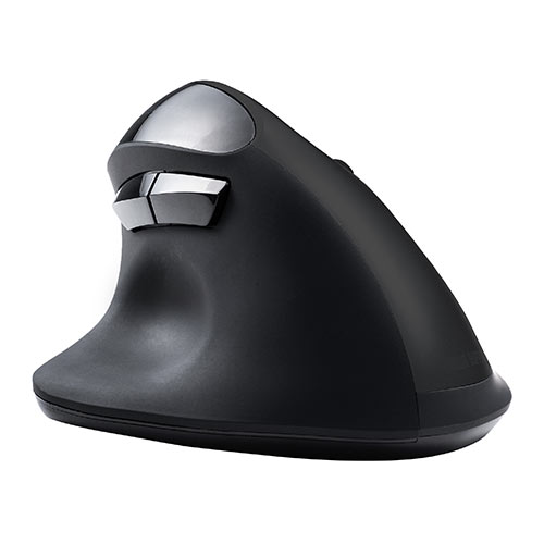 ワイヤレスマウス（Bluetooth・おすすめ・おしゃれ・人気・エルゴノミクス・充電式・静音・ブラック） MABT127