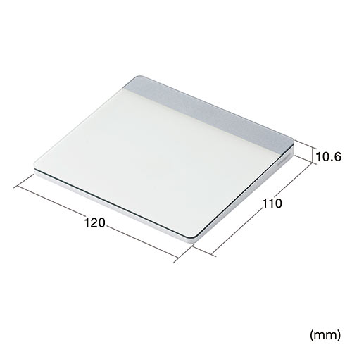 タッチパッド トラックパッド タッチマウス Bluetooth ワイヤレス（薄型 ジェスチャー機能 マルチペアリング 400カウント）