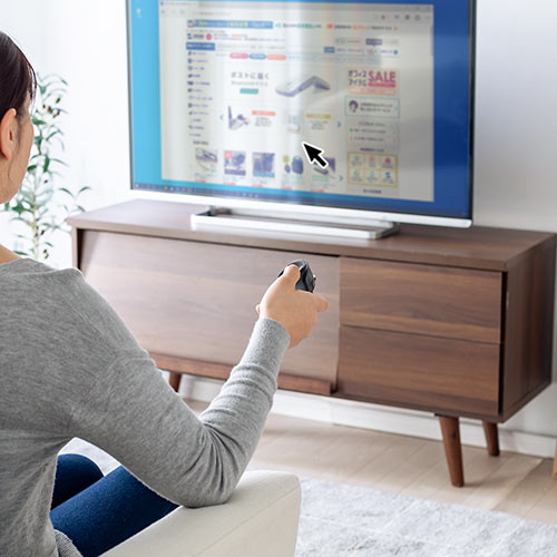 マウス（Bluetooth・エアマウス・空中マウス・ジャイロセンサー・小型マウス・プレゼンマウス・カウント切り替え・iPad・iPhone・ブラック）