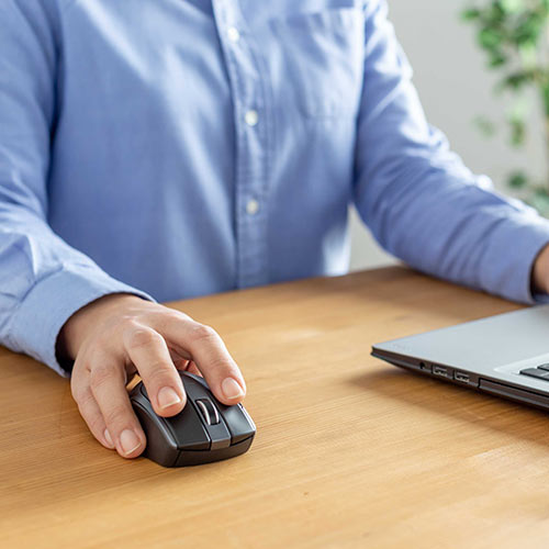 マウス（Bluetooth・エアマウス・空中マウス・ジャイロセンサー・小型マウス・プレゼンマウス・カウント切り替え・iPad・iPhone・ブラック）