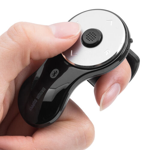 ワイヤレスマウス（リングマウス・Bluetooth接続・5ボタン・充電式・フィンガーマウス・スティック搭載・おすすめ・ブラック） MABT156BK2