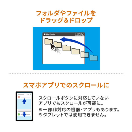 ワイヤレスマウス（リングマウス・Bluetooth接続・5ボタン・充電式・フィンガーマウス・スティック搭載・おすすめ・ブラック） MABT156BK2