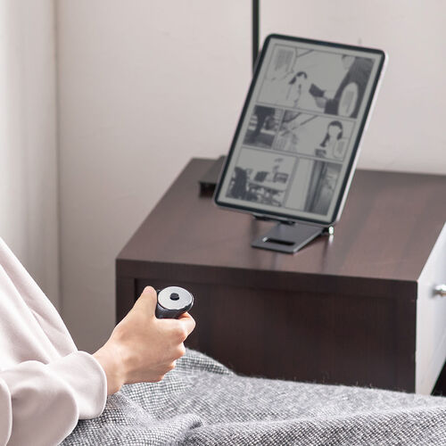 リングマウス（ホイール搭載・Bluetooth接続・USB-C充電・ハンディマウス・フィンガーマウス・Tiktokコントローラー・スワイプモード・iPhone対応・エアマウス・ブラック）