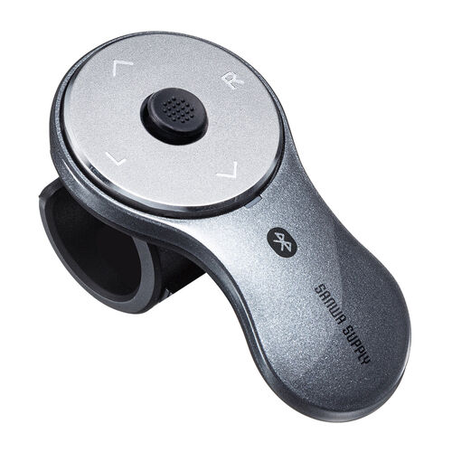 ワイヤレスマウス（リングマウス・Bluetooth接続・スティック搭載・5ボタン・充電式・フィンガーマウス・ガンメタリック・おすすめ） MABT156GM2