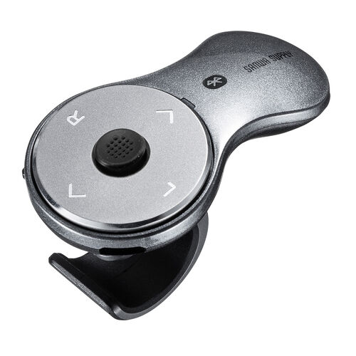 ワイヤレスマウス（リングマウス・Bluetooth接続・スティック搭載・5ボタン・充電式・フィンガーマウス・ガンメタリック・おすすめ） MABT156GM2