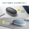 Bluetoothマウス（薄型・ダークグレー・静音・マルチペアリング・高速充電・Type-C 充電式・かわいい・おしゃれ・ワイヤレス・無線・軽い・フラット）