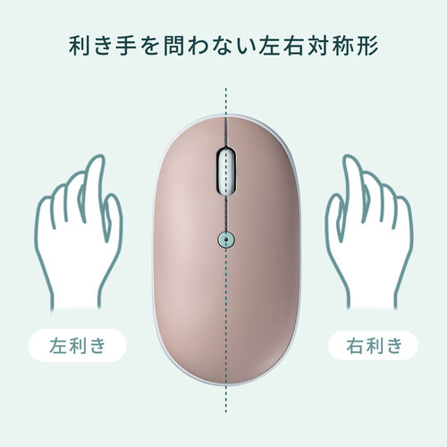 Bluetoothマウス（薄型・ダークグレー・静音・マルチペアリング・高速充電・Type-C 充電式・かわいい・おしゃれ・ワイヤレス・無線・軽い・フラット）