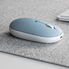 Bluetoothマウス（薄型・ライトブルー・静音・マルチペアリング・高速充電・Type-C・充電式・かわいい・おしゃれ・ワイヤレス・無線・軽い・フラット）