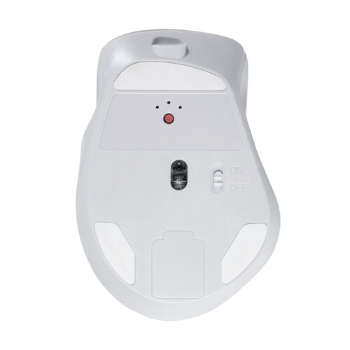 ワイヤレスマウス(Bluetooth・充電式・おすすめ・おしゃれ・人気・マルチペアリング・静音・ワイヤレス・DPI切替・ホワイト）MABT191W