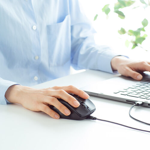 ワイヤレスマウス(Bluetooth・充電式・おすすめ・おしゃれ・人気・マルチペアリング・静音・ワイヤレス・DPI切替・ブラック）MABT191