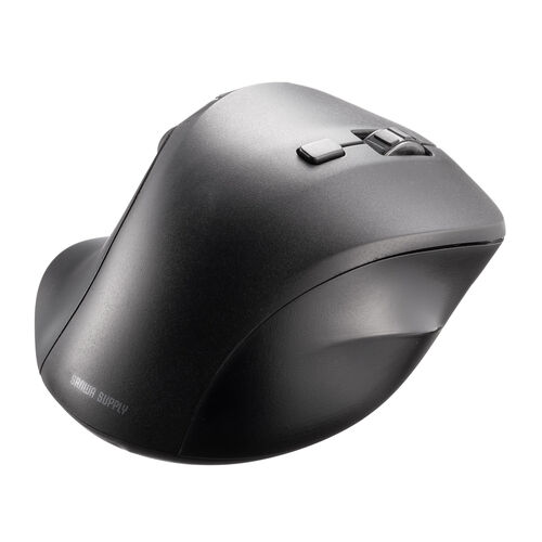 ワイヤレスマウス(Bluetooth・充電式・おすすめ・おしゃれ・人気・マルチペアリング・静音・ワイヤレス・DPI切替・ブラック）MABT191