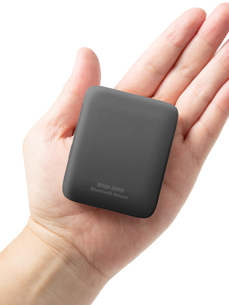 小型マウス｜折りたたみ・Bluetooth・静音・持ち歩き・ブラック
