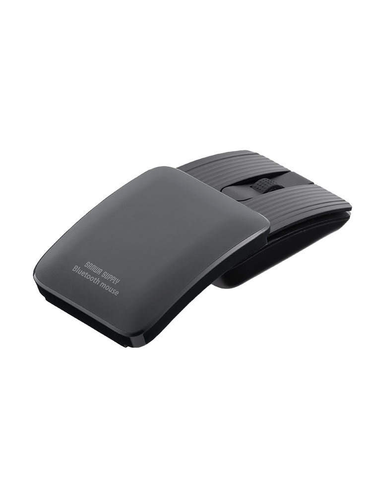 小型マウス｜折りたたみ・Bluetooth・静音・持ち歩き・ブラック