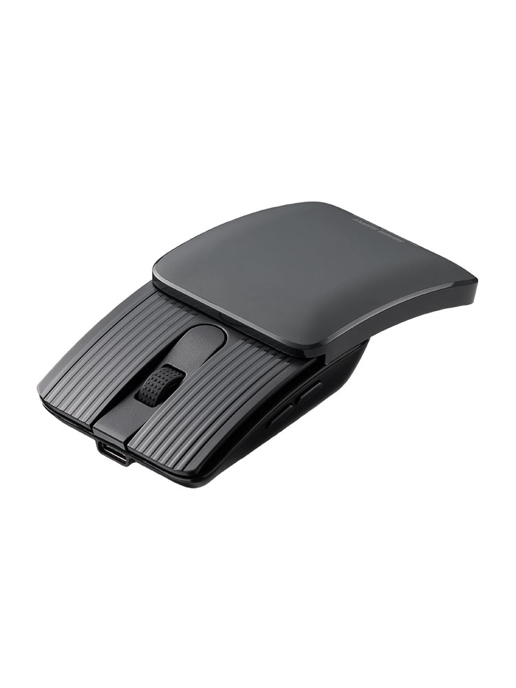 小型マウス｜折りたたみ・Bluetooth・静音・持ち歩き・ブラック
