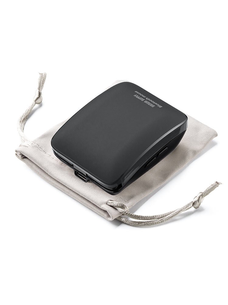 小型マウス｜折りたたみ・Bluetooth・静音・持ち歩き・ブラック