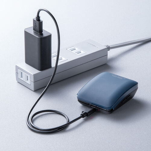 小型マウス｜折りたたみ・Bluetooth・静音・持ち歩き・ブルー