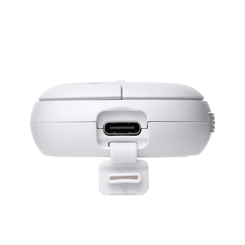 マウス（超小型・Bluetooth・ワイヤレス・ストラップ付き・5ボタン・充電式・持ち運び・無線・モバイルマウス・コンパクト・マルチペアリング・miniclip・ホワイト）