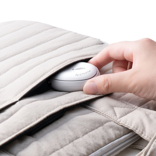 マウス（超小型・Bluetooth・ワイヤレス・ストラップ付き・5ボタン・充電式・持ち運び・無線・モバイルマウス・コンパクト・マルチペアリング・miniclip・ホワイト）