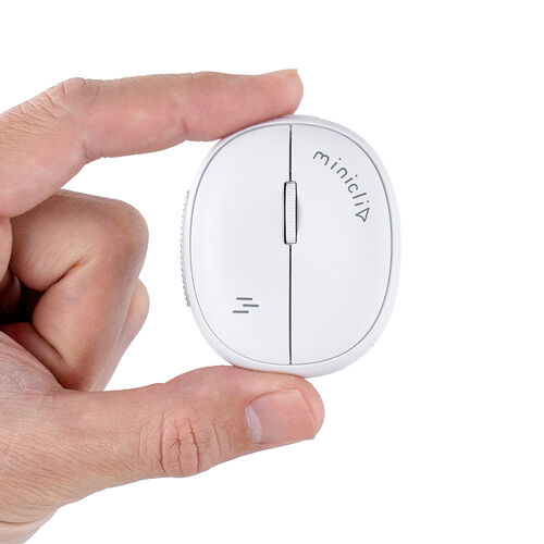 マウス（超小型・Bluetooth・ワイヤレス・ストラップ付き・5ボタン・充電式・持ち運び・無線・モバイルマウス・コンパクト・マルチペアリング・miniclip・ホワイト）