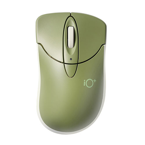 ワイヤレスマウス(Bluetooth・電池式・おすすめ・おしゃれ・人気・マルチペアリング・小型サイズ・3ボタン・カーキ） MABTIP3KH