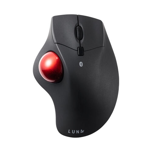 ワイヤレスマウス(Bluetooth・充電式・おすすめ・おしゃれ・人気・トラックボールマウス・静音・3ボタン・電池式・ブラック） MABTTB41