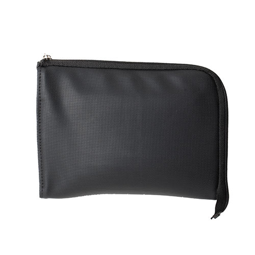 マウス収納ケース（マウスパッド付き・小物収納・マルチケース・リストレスト付き・小物収納付き・ブラック）