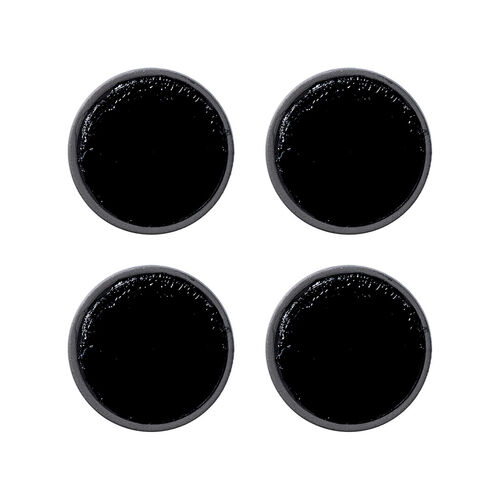 マウスソール（汎用・強化ガラス・丸形・4個セット・ゲーミング・交換用・高耐久・超低摩擦・円形・ラウンドエッジ構造・簡単取付・マウススケート・マウスフィート）