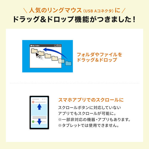 リングマウス（フィンガーマウス・プレゼンマウス・ワイヤレス・5ボタン・ドラッグ＆ドロップ対応・充電式・ブラック）